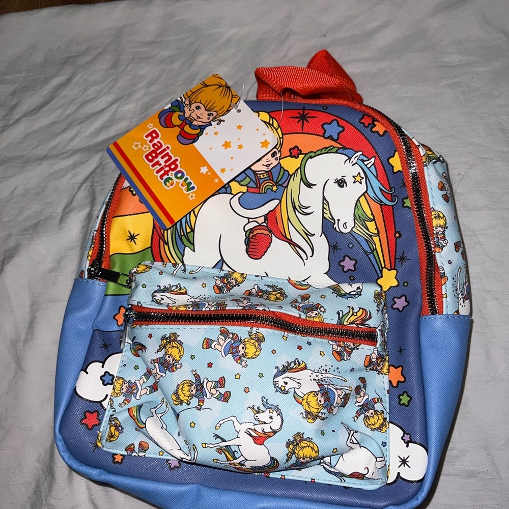 Rainbow Red and Blue Bag Vibrant Design